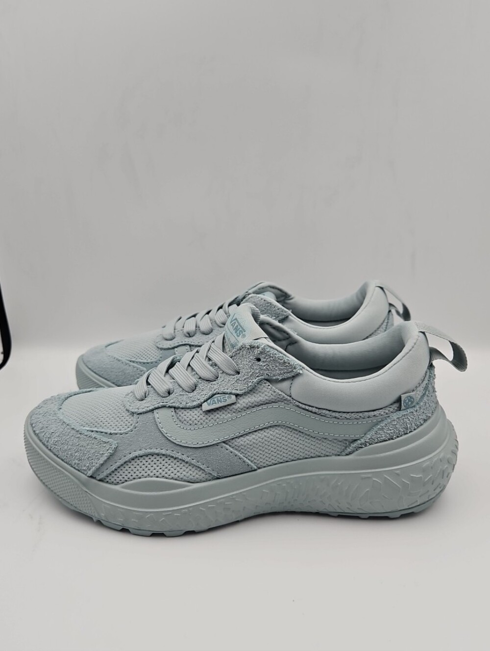 Vans Women's Pale Blue Platform Lace-Up Sneakers